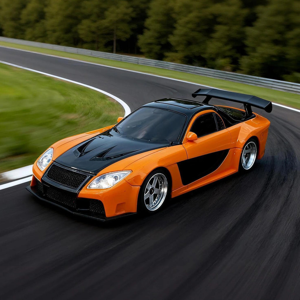 RC Drift Car 4WD 1/43 Scale - Jiabaile 4309 Mazda RX-7 with Gyro - India - ThrustRC