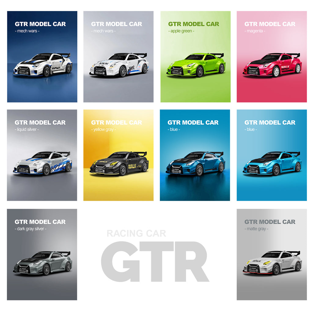 RC Drift Car 4WD 1/43 Scale - Hstar Nissan GTR with Gyro - India - ThrustRC