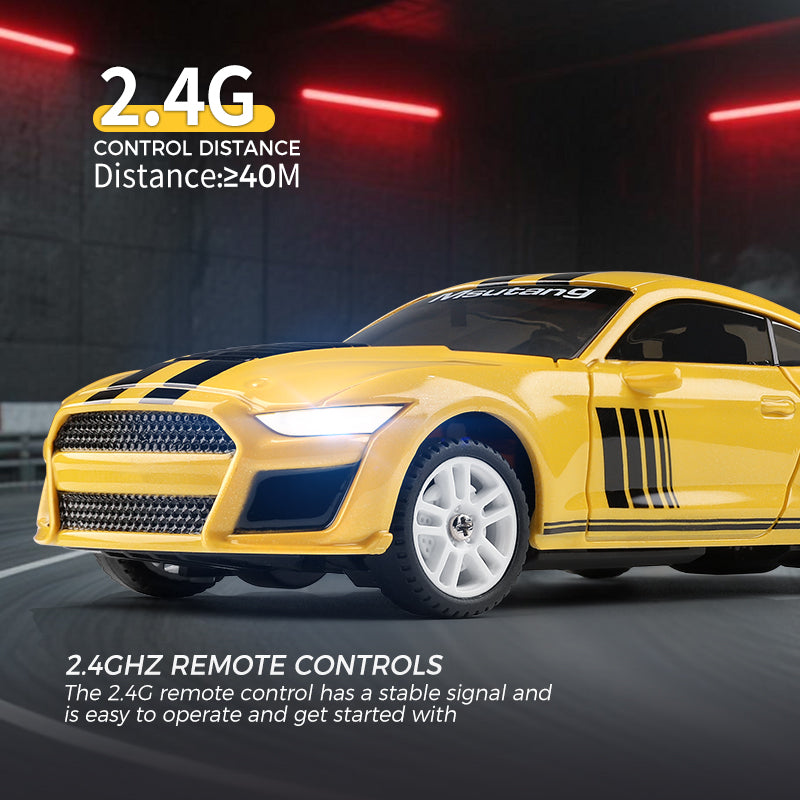 RC Drift Car 4WD 1/43 Scale - WLtoys K4308 Ford Mustang with Gyro - India - ThrustRC