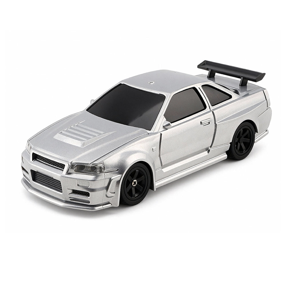 RC Drift Car 4WD 1/43 Scale - Jiabaile 4304 Nissan GTR R34 with Gyro - India - ThrustRC
