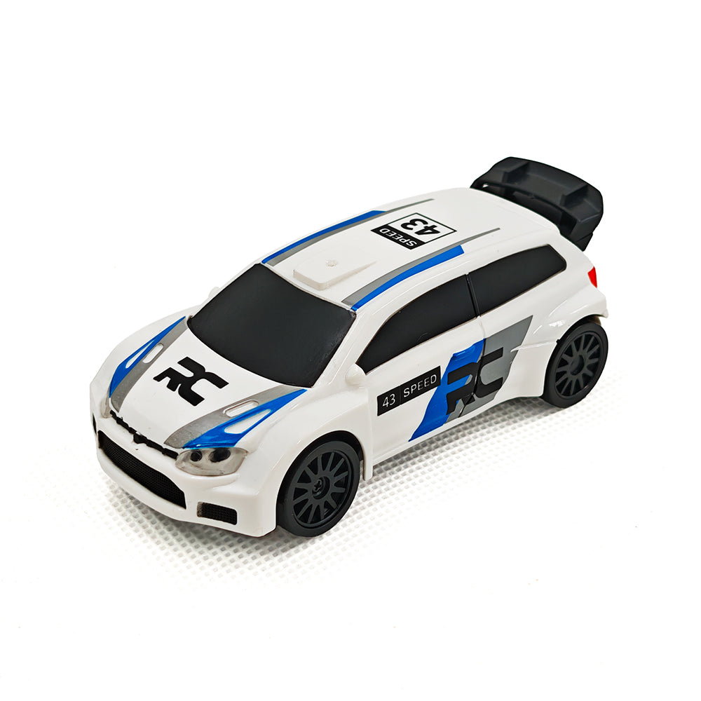 RC Drift Car 4WD 1/43 Scale - Jiabaile 4307 Volkswagen POLO Rally Car with Gyro - India - ThrustRC