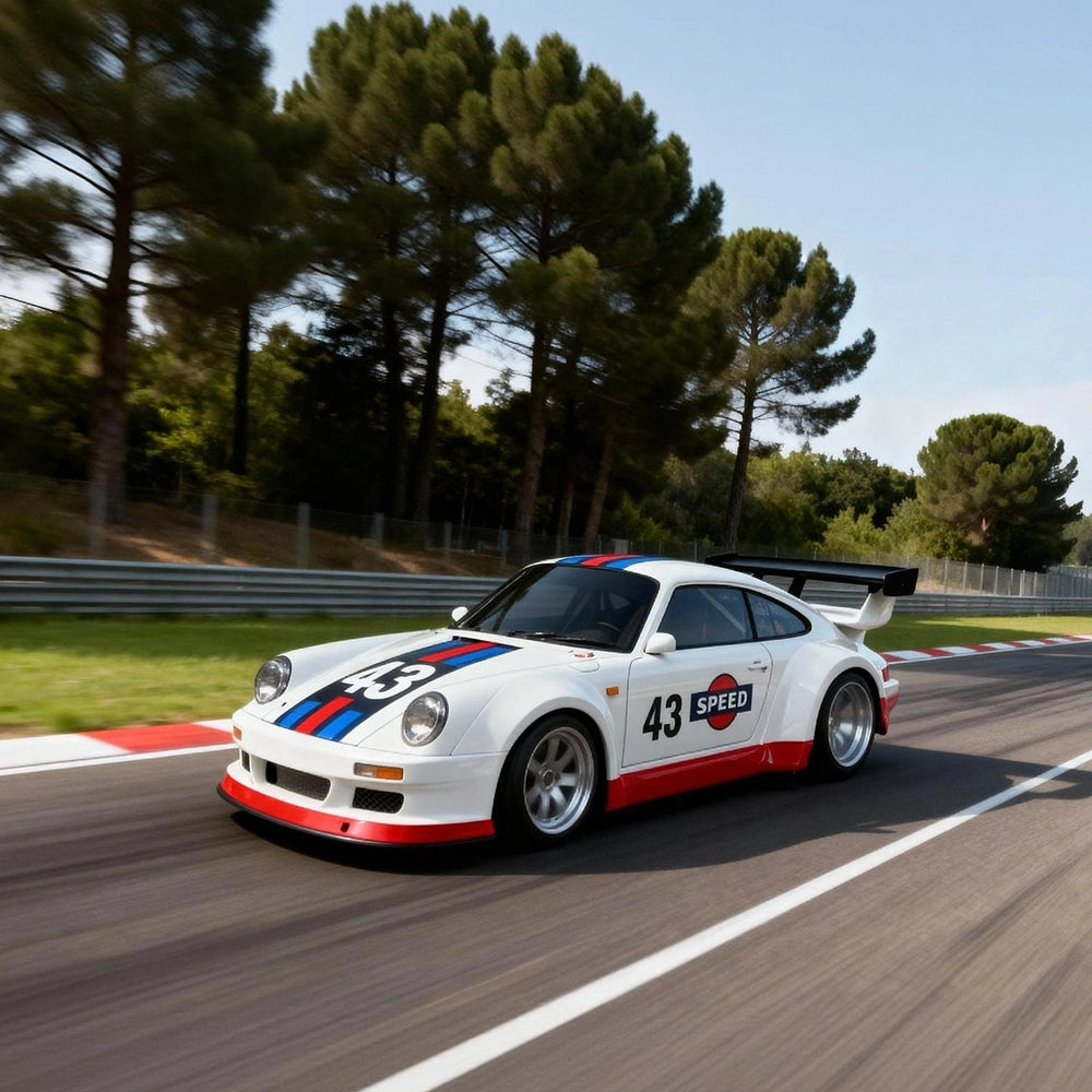 RC Drift Car 4WD 1/43 Scale - Jiabaile 4305 Porsche 964 with Gyro - India - ThrustRC