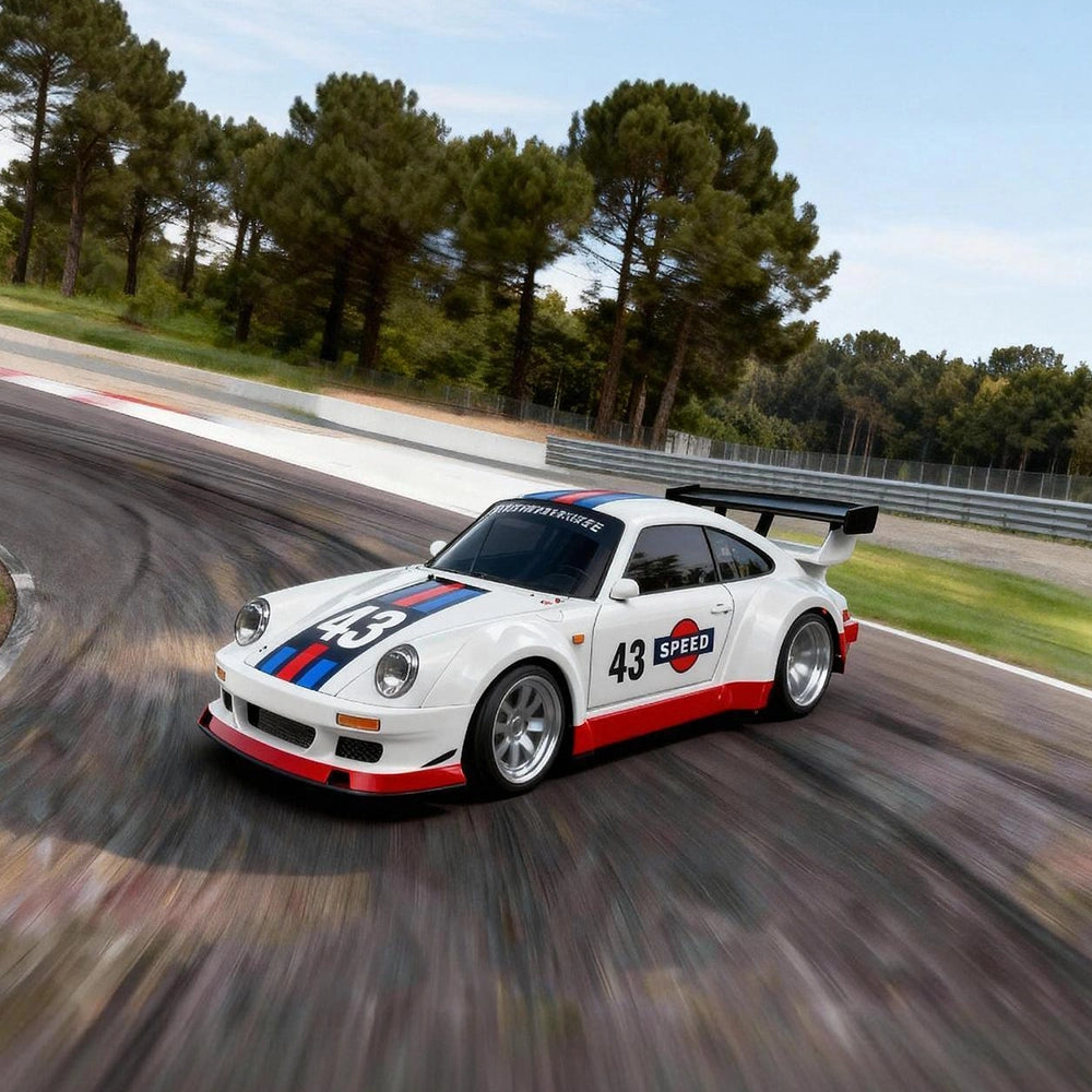 RC Drift Car 4WD 1/43 Scale - Jiabaile 4305 Porsche 964 with Gyro - India - ThrustRC