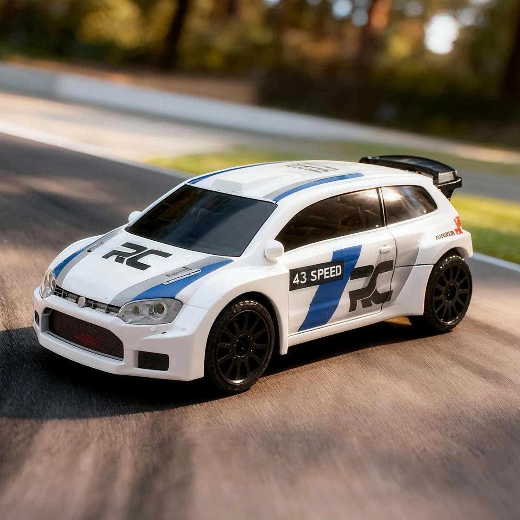 RC Drift Car 4WD 1/43 Scale - Jiabaile 4307 Volkswagen POLO Rally Car with Gyro - India - ThrustRC