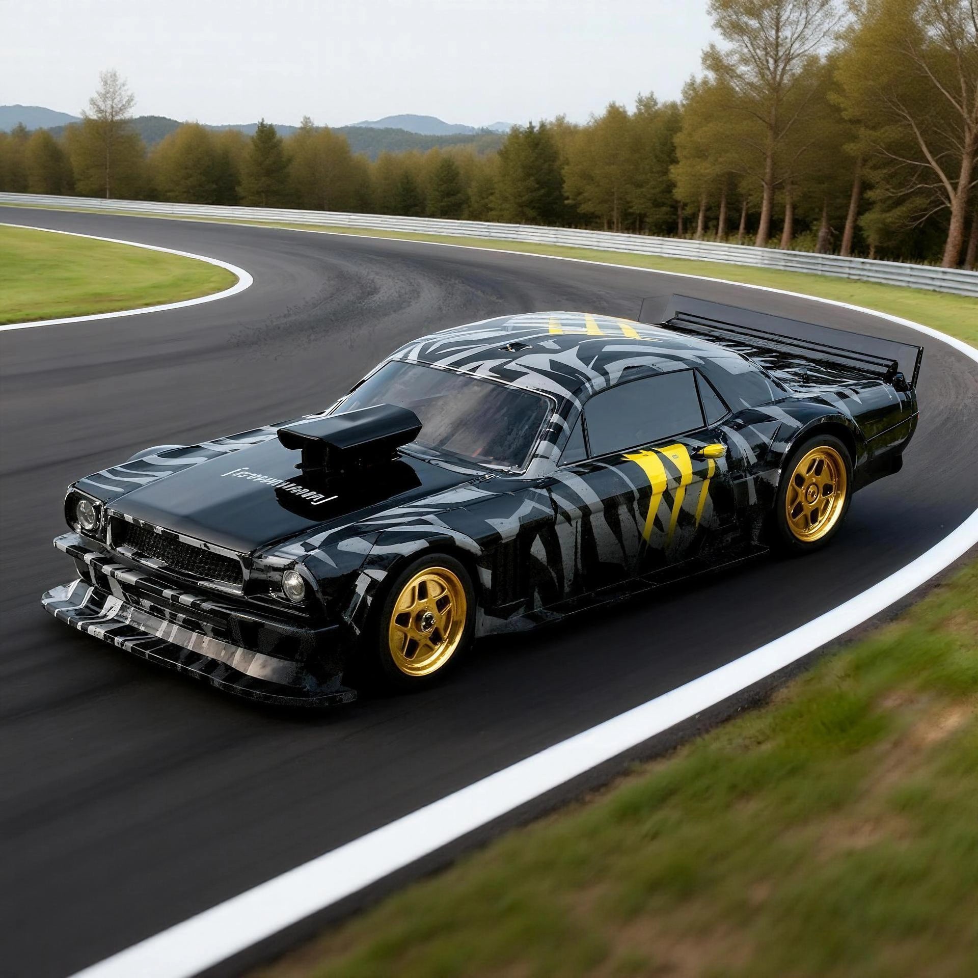 RC Drift Car 4WD 1/43 Scale - Jiabaile 4301 Ford Mustang with Gyro - India - ThrustRC